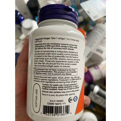 [MỸ] Viên Ultra Omega-3 Fish Oil Now 90 viên 500 EPA , 250  DHA