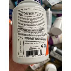 [MỸ] Viên Ultra Omega-3 Fish Oil Now 90 viên 500 EPA , 250  DHA