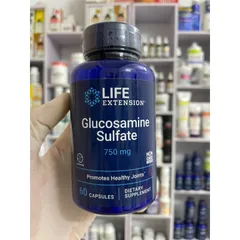 [MỸ] Viên Glucosamine sulfate 750 mg Life extension 60 viên Giúp hỗ trợ sức khỏe tổng thể của khớp sụn