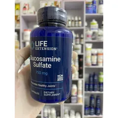 [MỸ] Viên Glucosamine sulfate 750 mg Life extension 60 viên Giúp hỗ trợ sức khỏe tổng thể của khớp sụn
