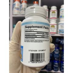 [MỸ] Viên L-Tyrosine 1000mg 60 viên ( 500mg per capsule ) Natural Factors tăng mức độ chất dẫn truyền tế bào TK