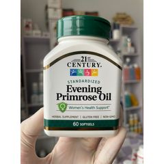 [MỸ] viên dầu hoa anh thảo 500 mg ( evening Primrose oil ) 21st century 60 viên cải thiện nội tiết tố