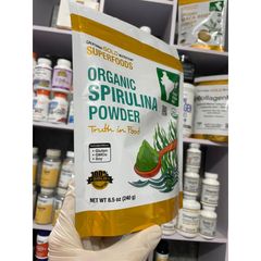 [MỸ] Bột Tảo Superfoods Organic Spirulina Powder California Gold Nutrition® 240g
