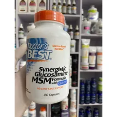 [MỸ] Viên Synergistic Glucosamine MSM Formula with OptiMSM Doctor's Best tóc, làn da và móng tay khớp sụn xương