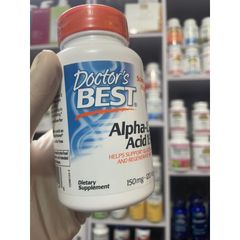 [MỸ] Viên Alpha-lipoic acid (ALA) 150mg, 120 viên Doctor’s Best làm trẻ hóa các tế bào phục hồi vitamin E, C glutathione