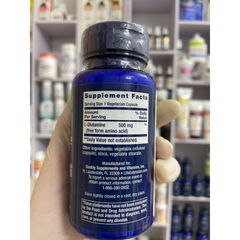 [MỸ] Viên L-Glutamine 500 mg Life Extension 100 viên hỗ trợ tâm trạng, cơ bắp và miễn dịch
