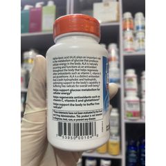 [MỸ] Viên Alpha-lipoic acid (ALA) 150mg, 120 viên Doctor’s Best làm trẻ hóa các tế bào phục hồi vitamin E, C glutathione