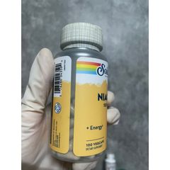 [Mỹ] viên Niacin 100mg SOLARAY 100 viên bừng đỏ