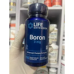 [MỸ] viên Boron 3mg Life Extension 100 viên vitamin B2 bổ sung vitamin khoáng chất cho cơ thể.