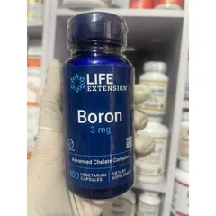 [MỸ] viên Boron 3mg Life Extension 100 viên vitamin B2 bổ sung vitamin khoáng chất cho cơ thể.