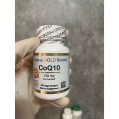 [MỸ] viên CoQ10, 100 mg , 30 viên California Gold Nutrition Q10