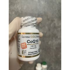 [MỸ] viên CoQ10, 100 mg , 30 viên California Gold Nutrition Q10