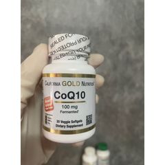 [MỸ] viên CoQ10, 100 mg , 30 viên California Gold Nutrition Q10
