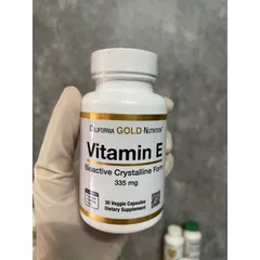 [MỸ] viên Bioactive Vitamin E, 335 mg (500 IU) California Gold Nutrition