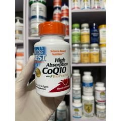 [MỸ] viên High Absorption CoQ10 with BioPerine 100mg 60 viên Doctor's Best Q10