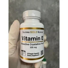[MỸ] viên Bioactive Vitamin E, 335 mg (500 IU) California Gold Nutrition
