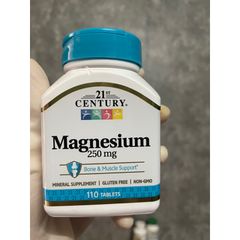 [MỸ] viên Magnesium 250mg , 110 viên 21st century