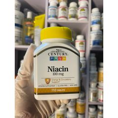 [MỸ] viên niacin 100mg 110 viên 21st Century