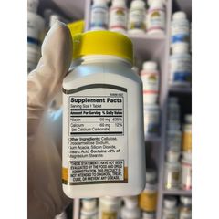 [MỸ] viên niacin 100mg 110 viên 21st Century