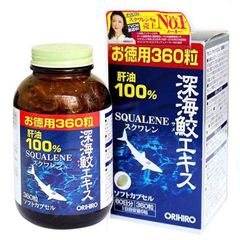 Viên uống dầu cá Orihiro Shark 360 viên - Bổ sung Omega-3 cho tim mạch, mắt, xương khớp, hỗ trợ sức khỏe từ Nhật Bản 773166