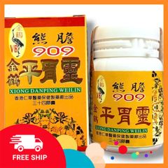 (Chính hãng) Viên uống Bình Vị Linh Bao Tử - Xiong Dan Ping Weilin 909 - Hỗ trợ đau bao tử, viêm loét , trào ngược dạ dày, ợ chua, khó tiêu, xung huyết hang vị - Xuất Xứ Hồng Kông - Mã 211