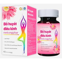 Bổ huyết điều kinh Mekongphar Ích Mẫu kinh nguyệt không đều đau bụng kinh rối loạn kinh nguyệt trong thời kỳ mới có kinh