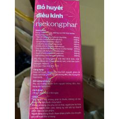 Bổ huyết điều kinh Mekongphar Ích Mẫu kinh nguyệt không đều đau bụng kinh rối loạn kinh nguyệt trong thời kỳ mới có kinh