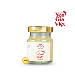 Nước yến sào Hồng sâm Yến Gia Việt 70ml
