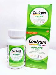 Viên uống Bổ sung Vitamin [Nam/Nữ dưới 50 tuổi] Centrum Advanced Adults 100 viên - Hỗ Trợ Sức Khỏe Tổng Thể - SP Chuẩn Úc