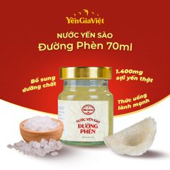 Nước yến sào đường phèn Yến Gia Việt 70ml