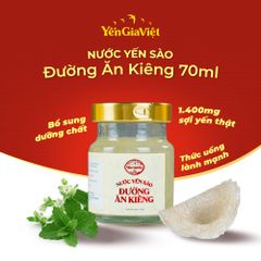 Nước yến sào đường ăn kiêng Yến Gia Việt 70ml