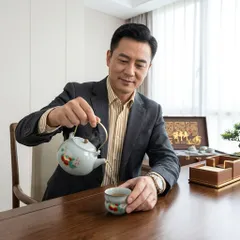 Bộ Ấm Trà Sứ Men Ngọc Băng Rạn – Họa Tiết Quả Hồng Sự Sự Như Ý 773639