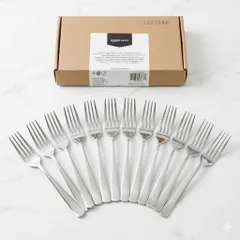 Bộ 12 Dĩa Inox Amazon Basics B0736S97B5 773641