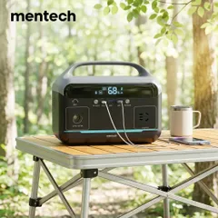 Trạm Sạc Di Động MENTECH MT300M1 300W 204.8Wh AC 220V, Pin Dự Phòng Camping, Sạc Laptop PD 60W 773647
