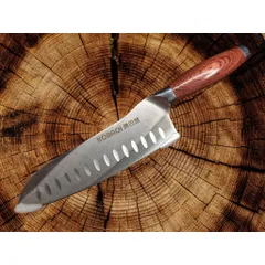 Dao Thái Köbach Santoku, Chất Liệu Thép Cán Gỗ và Cán Nhựa Chuyên Thái Thịt, Gọt, Cắt Hoa Quả 773657
