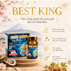 Viên uống hỗ trợ tăng cường sức khoẻ ở nam giới Best King Jpanwell (60 viên)