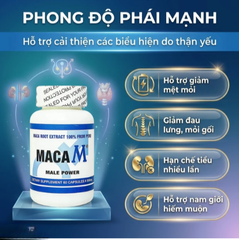 Viên uống giúp bổ thận, tăng cường sức khoẻ nam Maca M Male Power (60 viên)