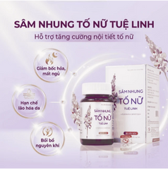 Viên hỗ trợ tăng cường nội tiết tố nữ Sâm Nhung Tố Nữ Tuệ Linh (30 viên)