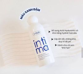 Dung Dịch Vệ Sinh Intima Ziaja Ba Lan 200ML Màu Xanh Đậm (Khô)