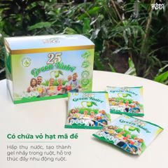 Sữa Hạt Ngũ Cốc 25 Green Nutri Nhập Khẩu - Thanh Lọc Cơ Thể, Vegan, 300gr (12 Gói), Chất Lượng Cao từ Malaysia