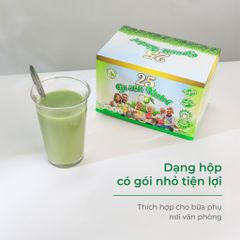 Combo 1 Thùng Ngũ Cốc Dinh Dưỡng 25 Green Nutri 625gr - Sữa Hạt Thiên Nhiên Vegan, Trẻ Hóa Làn Da, Thanh Lọc Cơ Thể