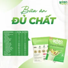 Sữa Hạt Ngũ Cốc Organic Avocado 625g - Thức Uống Thiên Nhiên Có BCAAs, Dinh Dưỡng Cho Sức Khỏe, Duy Trì Khối Cơ