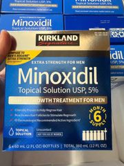 [ MẪU MỚI ] set 6 chai Dung Dịch Hỗ Trợ Mọc Râu Tóc Minoxidil 5% Của Mỹ