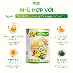 Sữa Hạt Ngũ Cốc 25 Beta Glucare - Duy Trì Đường Huyết - Tảo Xoắn Spirulina & Vitamin B - Lon 750gr Nhập Khẩu Từ Malaysia