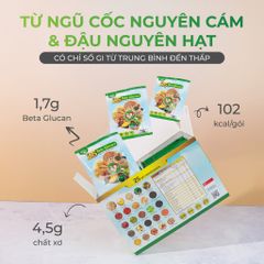 Sữa Hạt Ngũ Cốc 25 Beta Glucare - Giúp Ổn Định Đường Huyết, Chứa Tảo Xoắn Spirulina, Dinh Dưỡng Thông Minh 625gr