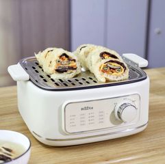 Nồi Hấp Đa Năng 2 Tầng Haatz HTP099, Dung Tích 10L, 8 Chức Năng, 1000W - Bảo Hành Chính Hãng 2 Năm