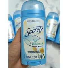 LĂN KHỬ MÙI DẠNG SÁP DÀNH CHO NỮ SECRET PH BALANCED POWDER FRESH 24H hàng Thái 73g 773766