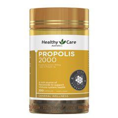 Viên uống Keo Ong Healthy Care Propolis 2000 mg - Bảo vệ sức khỏe & Nâng cao sức đề kháng - SP Chuẩn Úc