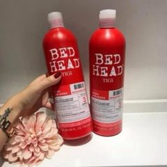 Bộ Dầu Gội Xả Tigi Bed Head Đỏ 750+750ml Siêu Mượt Phục Hồi Hư Tổn