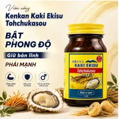 Viên uống hỗ trợ tăng cường sức khoẻ nam giới Kaki Ekisu Tohchukasou Kenkan (60 viên)